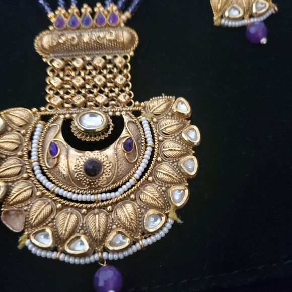 Indian jewelry necklace set - Picture 10 of 15